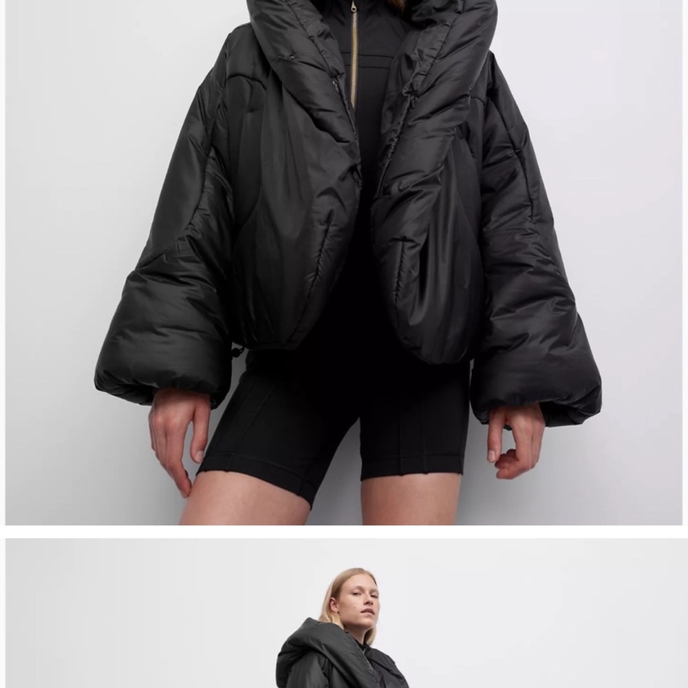 Lululemon Athletica oversized puffer jacket, size medium.